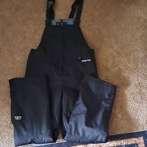 Arctix Black Insulated Kids Snow Bibs